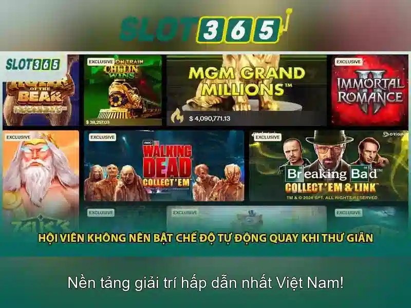 Slot365 - Nền tảng xèng trực tuyến đáng tin cậy và hấp dẫn Giao diện nhà cái hoàn hảo